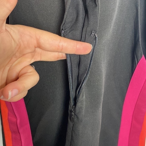 𝅺LOVERS + FRIENDS Women's Black, Pink, Orange Dress - Picture 12 of 12